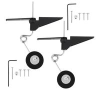 ECSiNG Set di 2 ruote di coda radiocomandate da 30 mm, in schiuma, 10,5 mm di larghezza, 55 mm, compatibili con classe 60-120