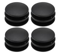 ECSiNG Set di 4 clip per moquette a doppio strato da 42 mm con fibbia antiscivolo in plastica nera tappetini rotondi con fibbia in plastica per tappetini auto clip di fissaggio