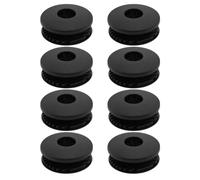 ECSiNG Set di 8 clip di fissaggio per tappetini auto rotondi di fissaggio per tappetini per pavimenti, clip di fissaggio compatibili con Volvo, compatibili con Mazda, nero