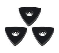 ECSiNG Tampone Abrasivo Triangolare Da 80 Mm 3 Pezzi Compatibile Con La Maggior Parte Delle Lucidatrici Per Lucidare Legno E Metallo.