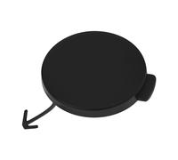 ECSiNG Tappo di copertura per gancio di traino anteriore, 5K0807241E, accessorio per paraurti anteriore, compatibile con Golf VI MK6 2009-2013, nero