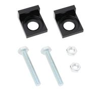 ECSiNG Tendicatena CNC per moto con diametro del foro da 15 mm, 2 pezzi, per moto da 50 cc, 70 cc, 90 cc, 110 cc, 125 cc, colore nero