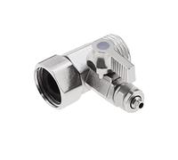 ECSiNG Valvola isolante a T 1/2 pollici femmina x 1/2 pollici maschio x tubo da 1/4 di pollice connettore rapido valvola per kit di filtrazione dell'acqua potabile sotto lavelli
