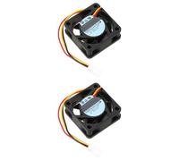 ECSiNG Ventola CC a doppia sfera a 3 pin, 40 x 40 x 15 mm, 24 V, compatibile con 109P0424H7D28 e compatibile con apparecchiature di controllo industriale, 2 pezzi