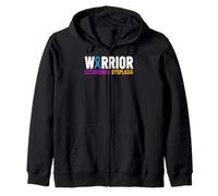 Ectodermal Dysplasia Warrior, Ectodermal Dysplasia Awareness Felpa con Cappuccio