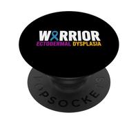 Ectodermal Dysplasia Warrior, Ectodermal Dysplasia Awareness PopSockets PopGrip Adesivo