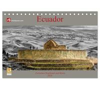Ecuador 2026 Zwischen Hochland und Küste (Tischkalender 2026 DIN A5 quer), CALVENDO Monatskalender: Ecuador - kleines Land mit vielen Facetten