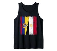 Ecuador Egitto Mezza Bandiera Ecuadoriano Patrimonio Egiziano Canotta