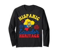 Ecuador Pride Flag Hispanic Heritage Month Maglia a Manica