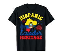 Ecuador Pride Flag Hispanic Heritage Month Maglietta