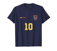 Ecuador Squadra di calcio Numero 10 Calcio Futbol Ecuador Maglietta