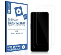 Ecultor 2x pellicola protettiva 3D opaca compatibile con ZTE Nubia Neo 2 5G, Flessibile, 100% copertura, Fingerprint-ID Compatibile, Protezione schermo