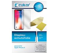 Ecultor I 8X Pellicola Protettiva Compatibile con Apple iPhone X Pellicola di Protezione Cristallo