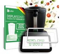 Ecultor Pellicola protettiva compatibile con Thermomix TM7 pellicola protettiva con supporto per il montaggio [9H, antigraffio, Made in Germany] pellicola accessori