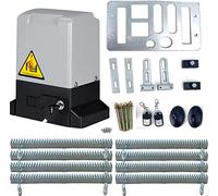 ECUTEE Cancello Scorrevole Elettrico Apriporta Automatico Motore per Apriporta Automatico Operatore 2000kg Kit Automazione Cancello Scorrevole con 2 Telecomandi 750W