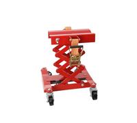 ECUTEE Jack di Trasmissione a Pavimento, Sollevatore per Trasmissione fino a 200 kg, Ponte Sollevatore Idraulico a Forbice per Riparazione Auto, Regolazione dellaltezza 195-585mm