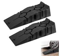 ECUTEE Rampa per Auto di Carico Pesante, Set di 2 Rampe di Carico in Robusto Plastica, Rampe di Servizio Dellautomobile, Pesanti Rampa Fino a 2T-3T, 90 x 33 x 22 cm