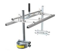 ECUTEE Segheria a Catena Motoseghe Planking Fresatura, Segheria Portatile per Motosega Tavolame Lame 35 cm a 60cm, Alluminio e Acciaio Inox Cavalletto Taglialegna Chainsaw Segheria Mobile