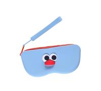 ECVGHD Borsa portatile per occhiali in silicone con maniglia per appendere la scatola antipolvere per occhiali