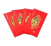 ECVGHD Busta da collezione Hongbao in lamina d'oro per il capodanno cinese del drago 2024, 4 pezzi