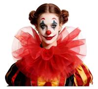 ECVGHD Volant sul collo del costume a cambio rapido | Collare oversize in tulle trasparente per Halloween, cosplay e teatro transizioni