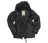 Ecwcs Giacca Impermeabile Hombres Parka Army Combat Impermeabile Pile Nero S-3Xl