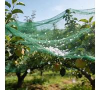 ECwtpndf Rete antigrandine da Giardino, Vegetable Ion Net, 0.5 cm Mesh, Green, Multiple Sizes(4x15m)