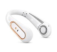 ECwtpndf Ventilatore da collo portatile, Ventilatore da collo indossabile senza lama, dispositivo di raffreddamento dell'aria portatile, 5 marce, multicolore