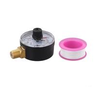 ECX271261 Manometro per piscina per filtri Hayward e valvole multi-porta, struttura in ottone con quadrante oro + nero, letture accurate per Pool Fi