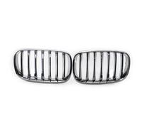 ECZDDEFS Griglia Cromata ABS Maglia Auto Rene Anteriore Griglia Paraurti Anteriore 2 Pz Per B&MW E70 X5 E71 X6 2008-2013