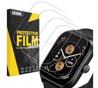 ECZOIL 4 Pezzi Protezione Schermo per Amazfit GTS 4, Senza Bolle Anti-Graffi Alta Definizione Qualità Superiore Trasparente Morbido TPU Pellicola Protettiva Ultra Sottile