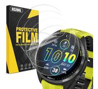 ECZOIL 4 Pezzi Protezione Schermo per Garmin Forerunner 965, Senza Bolle Antigraffio Alta Definizione Qualità Superiore Trasparente Morbido TPU Pellicola Protettiva Ultra Sottile