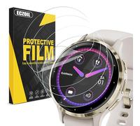 ECZOIL 4 Pezzi Protezione Schermo per Garmin Venu 3s, Senza Bolle Antigraffio Alta Definizione Qualità Superiore Trasparente Morbido TPU Pellicola Protettiva Ultra Sottile