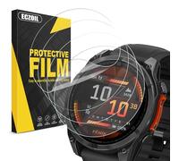 ECZOIL Confezione da 4 pellicole protettive per Garmin Fenix 8 AMOLED 47 mm TPU autorigenerante [antigraffio] [senza bolle] [HD trasparente]