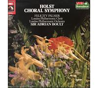 ED 290378 Holst Choral Symphony London SO Adrian Boult Felicity Palmer LP