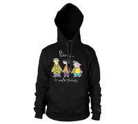 Ed, Edd n Eddy Felpa Con Cappuccio Pullover Ufficiale Ed Nera Manica Lunga