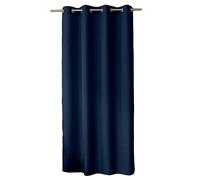 ED ENJOY HOME Basic Tenda Decorativa, Poliestere, Blu Marino, 140 x 240 cm