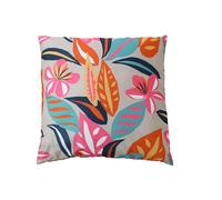 ED ENJOY HOME Cuscino quadrato da esterno decorativo, 60 x 60 cm, stampa floreale, sfoderabile, con trattamento idrorepellente e anti-UV, collezione giardino Costa