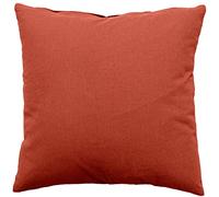 ED Enjoy Home, cuscino sfoderabile, dimensione 60 x 60 cm, terracotta, cotone certificato Oeko Tex, lavabile in lavatrice, cerniera, ideale per portare colore ai tuoi divani, collezione Panama