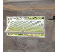 Ed - Finestra di ricambio per capanno o ufficio, con maniglia facile da usare, ideale per luce naturale e privacy