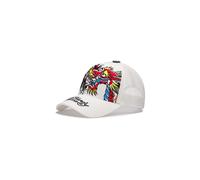 Ed Hardy Cappello da baseball '1971 Dragon And Roses' giallo / rosso / nero / bianco Donna - Accessori - Cappelli e berretti - Cappelli da baseball Ed Hardy 55-60