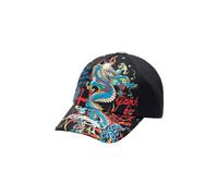 Ed Hardy Cappello da baseball 'Blue Dragon' azzurro / giallo / granatina / nero Donna - Accessori - Cappelli e berretti - Cappelli da baseball Ed Hardy 55-60