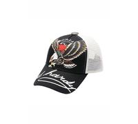 Ed Hardy Cappello da baseball 'Soaring Eagle' giallo oro / aragosta / nero / bianco naturale Donna - Accessori - Cappelli e berretti - Cappelli da baseball Ed Hardy 55-60