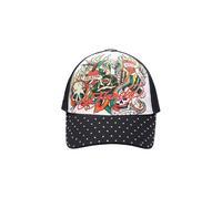 Ed Hardy Cappello da baseball 'True Til Death' nero / bianco Donna Ed Hardy 55-60