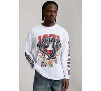 Ed Hardy Maglietta '1971 Tattoo Eagle' rosso sangue / nero / bianco Uomo Ed Hardy L