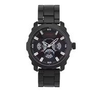 ED HARDY Orologio da uomo nero opaco con quadrante rotondo 50442BB-42-G02