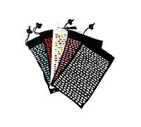 Ed Hicks - Astuccio - Donna Pink, Red, Turquoise, Rainbow Multi Pack X-Large