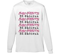 Ed Sheeran Bad Habits Stack autorizzato Uomo maglietta
