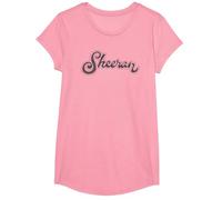 Ed Sheeran Cursive Logo Maglietta, Ragazze, Rosa, S