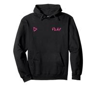Ed Sheeran Official Amazon Exclusive Play Mantra Logo Felpa con Cappuccio